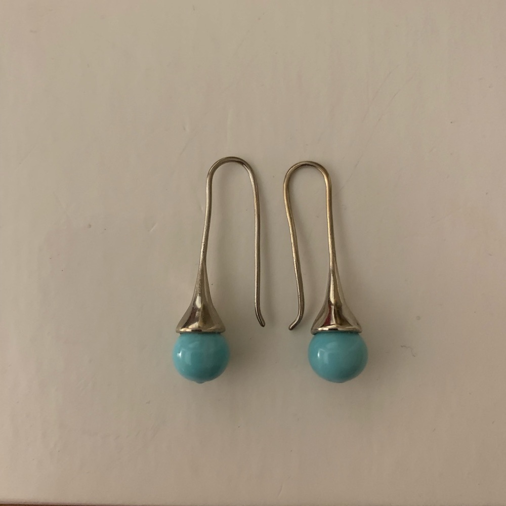 Blown glass earrings